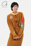 YANYAN KNITS Alpaca Knitted Sweater/Pencil Skirt YYK-YYW24-1941-HUANG Top